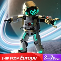 Technical Creative Mars Exploration Astronauts Building Blocks Space Aerospace Figures Brick Model Kit Adults Kids Gifts 1112PCS