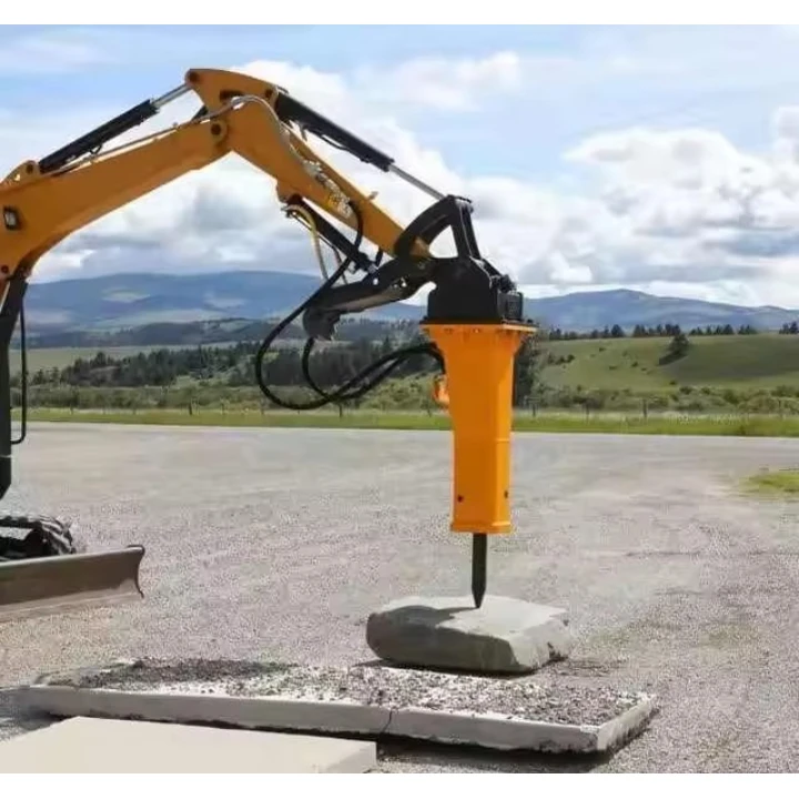 

Hydraulic Hammer for 3 Tons Attachment Hammer Wear Resistant for Abandoned Components Crushing