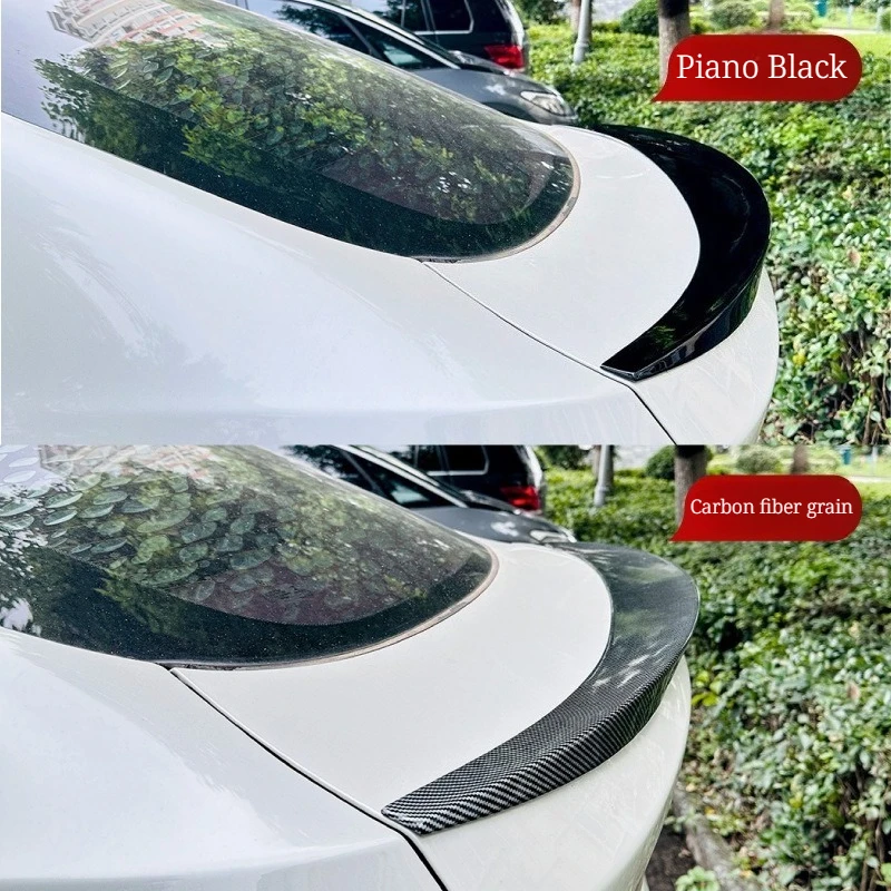سيارة الخلفي الجذع الأوسط الثابتة الفاصل لسيارات BMW X4 F26 2014-2018 سقف المفسد الشفاه الذيل الجناح طقم الجسم ضبط الملحقات الأسود #2