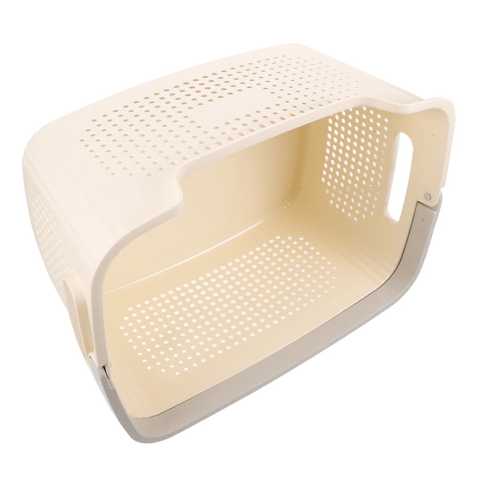 

Laundry Basket Hamper Plastic Storage Clothes Baskets Decorative Sorter Breathable Dirty Container Bathroom