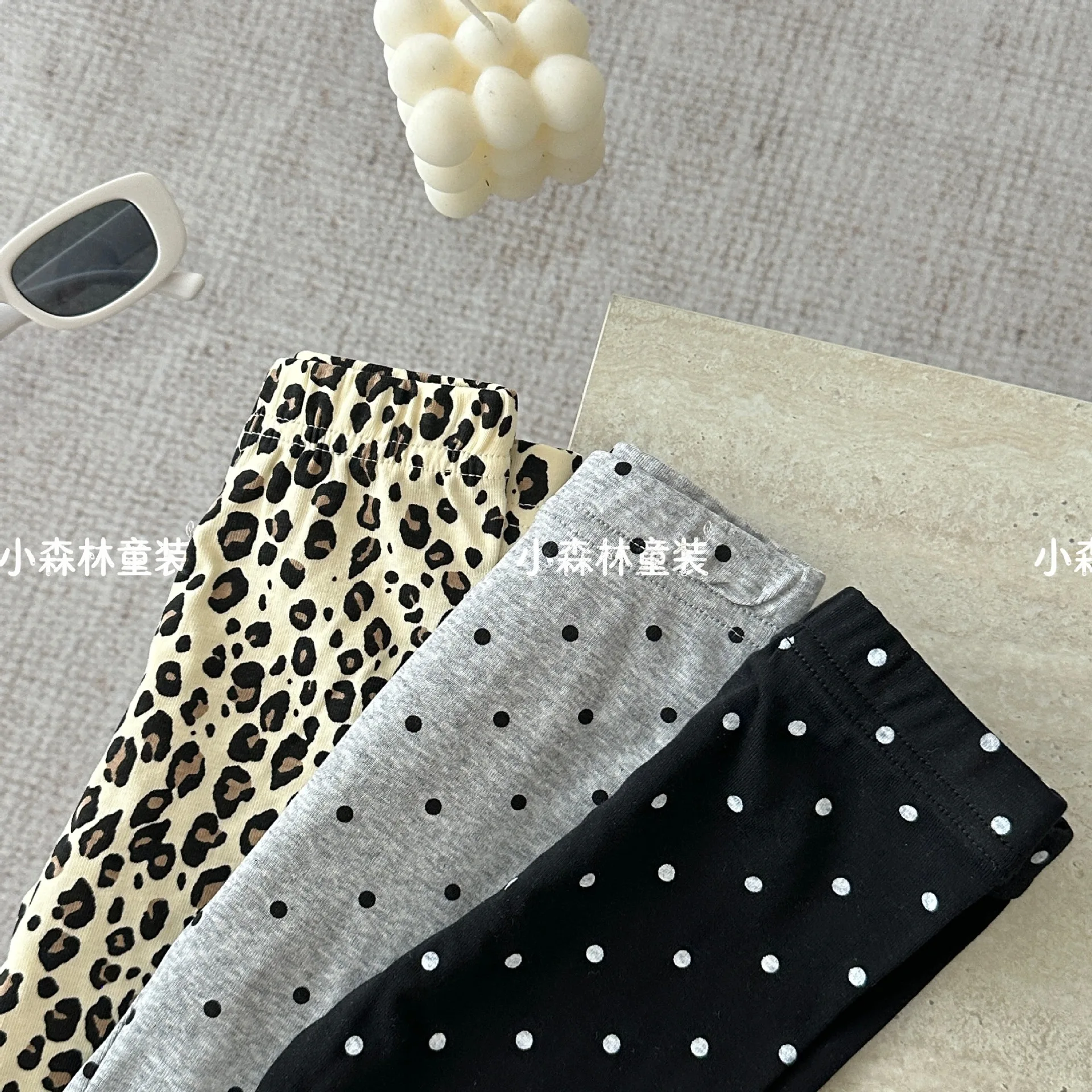2026 New Korean Girls Summer Thin Leggings for Girls and Babies Elastic and Skin Friendly Versatile Five Quarter Pants Trend