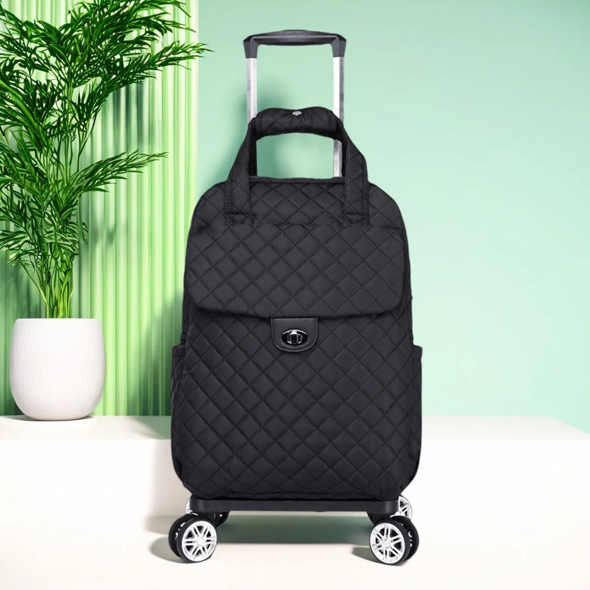 nouvelle-valise-de-voyage-legere-style-petite-fragrance-avec-poignee-telescopique-bagage-cabine-unisexe-portable-a-motif-diamant-sac-colore