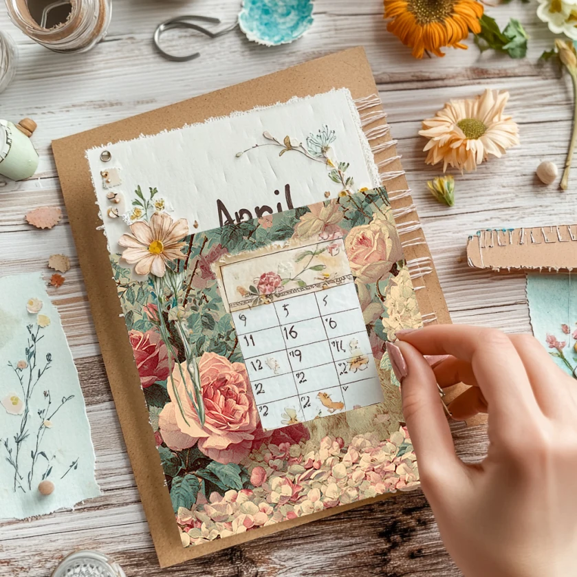 6"x6" Scrapbook Paper Set (36 Sheets): Old-World Art Patterns for Scrapbooking, Origami & Planner Decor.