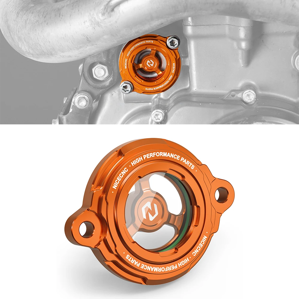 For KTM 690 ENDURO /R SMC SMCR 2008-2025 Engine Oil Filter Cover Cap For Husqvarna 701 Supermoto Enduro 2016-2025 NORDEN 901