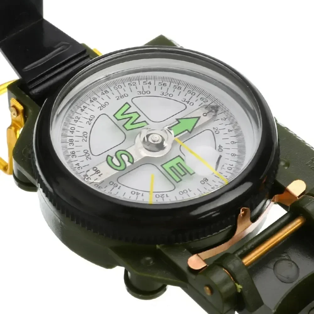 Metal Sighting Compass, Waterproof High-Accuracy Outdoor Navigation Tool for Hiking, Mountaineering & Professional Survival Use image 5