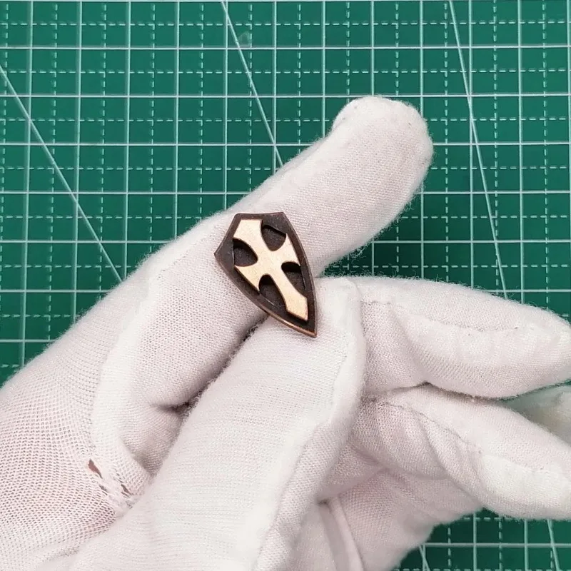 Loook Store 1 Piece Anti-Corrosion Copper Cross Fastener with Screws for Knife Torch Pocket Clip DIY Replacement Mod Accessorie