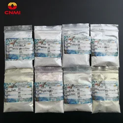 100g Pearlescent Mica Pigment White Crystal Powder for Epoxy Resin Colorant Eye Shadow Nail Art Candle Soap Polish Pigment Dye