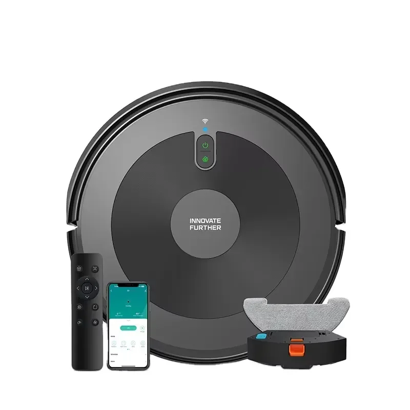 STLF GJ Bagotte New Smart Robot Vacuum Cleaner, Auto Sweeping & Mopping, WiFi App Control for Floor Cleaning Home & Hotel
