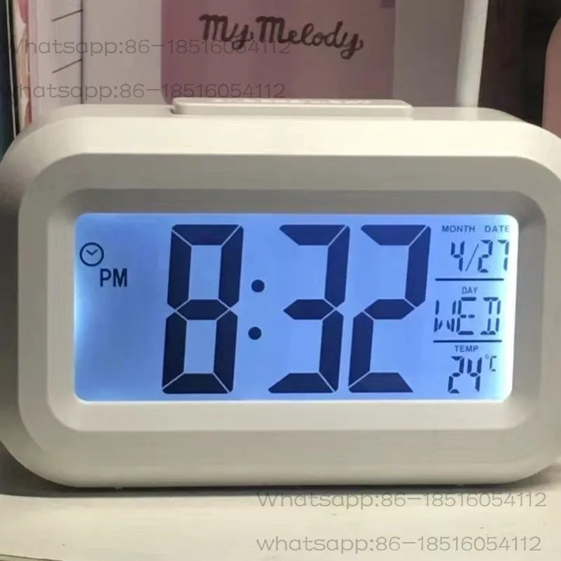 Timing Students Use Bedside Walking Mini Luminous Electronic Small Alarm Clock Portable