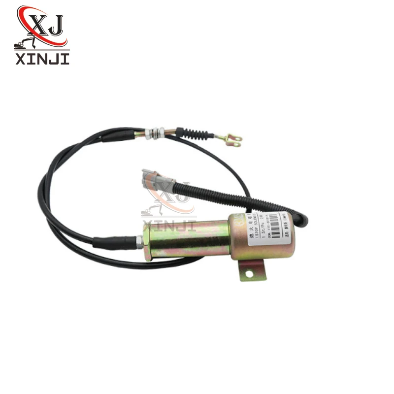 

24V diesel engine stop solenoid 11E1-60100-24 fuel shutoff soolenoid for R210 excavator 11E1-60100-24