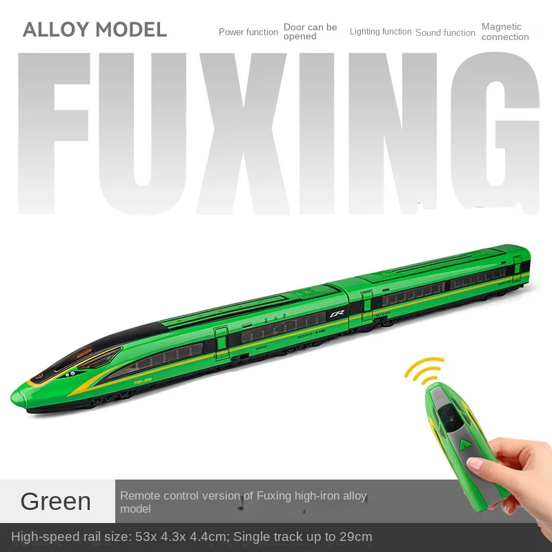 Remote controlled high-speed train, Chinese train simulation alloy model toy