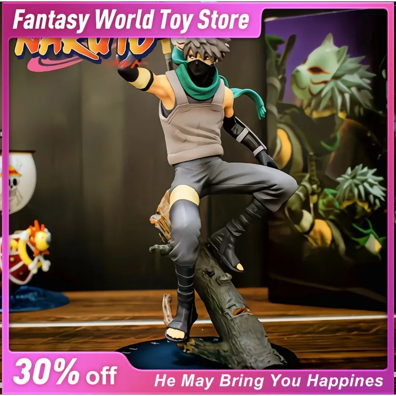 

Наруто Шиппуден бегущий Чидори Какаши Хатаке ниндзя фигурка | Модель статуи орнамент коллекционный подарок для фанатов декор украшения