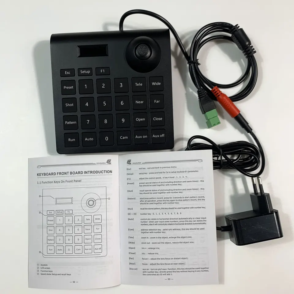 その他 CCTV System Keyboard Controller RS485 Amazon.com : CCTV Joystick Keyboard Controller LCD Display 4D