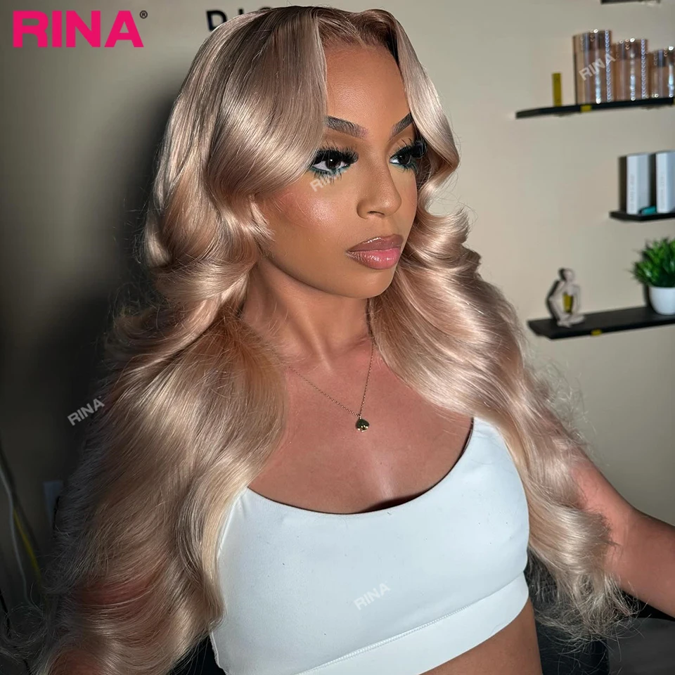 

Blonde Color 13x6 13x4 Body Wave Lace Frontal Wigs Transparent Lace Pre Plucked 100% Human Hair Wigs for Women Brazilian Hair