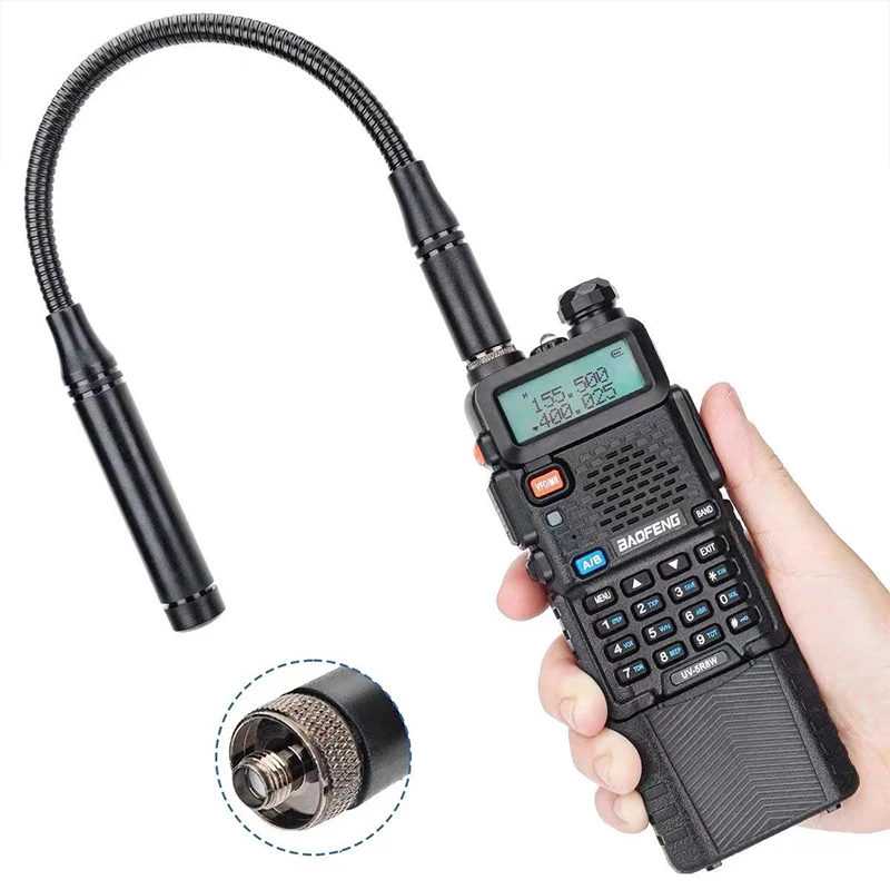 هوائي تكتيكي ثنائي النطاق SMA-أنثى لـ Quansheng UV K5 K5(8) K6 Baofeng UV-5R BF-888S UV 5RH 21 17 Pro K61 KENWOOD #2