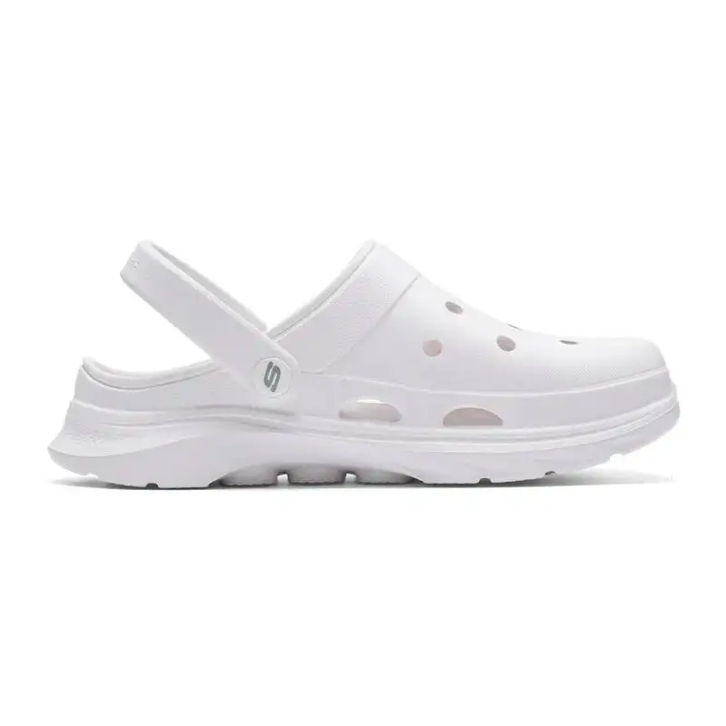 Skechers Women Clogs 111485-Ofwt Off White Slip On Sandals Casual Beach Outdoor Walking Slippers Free returns