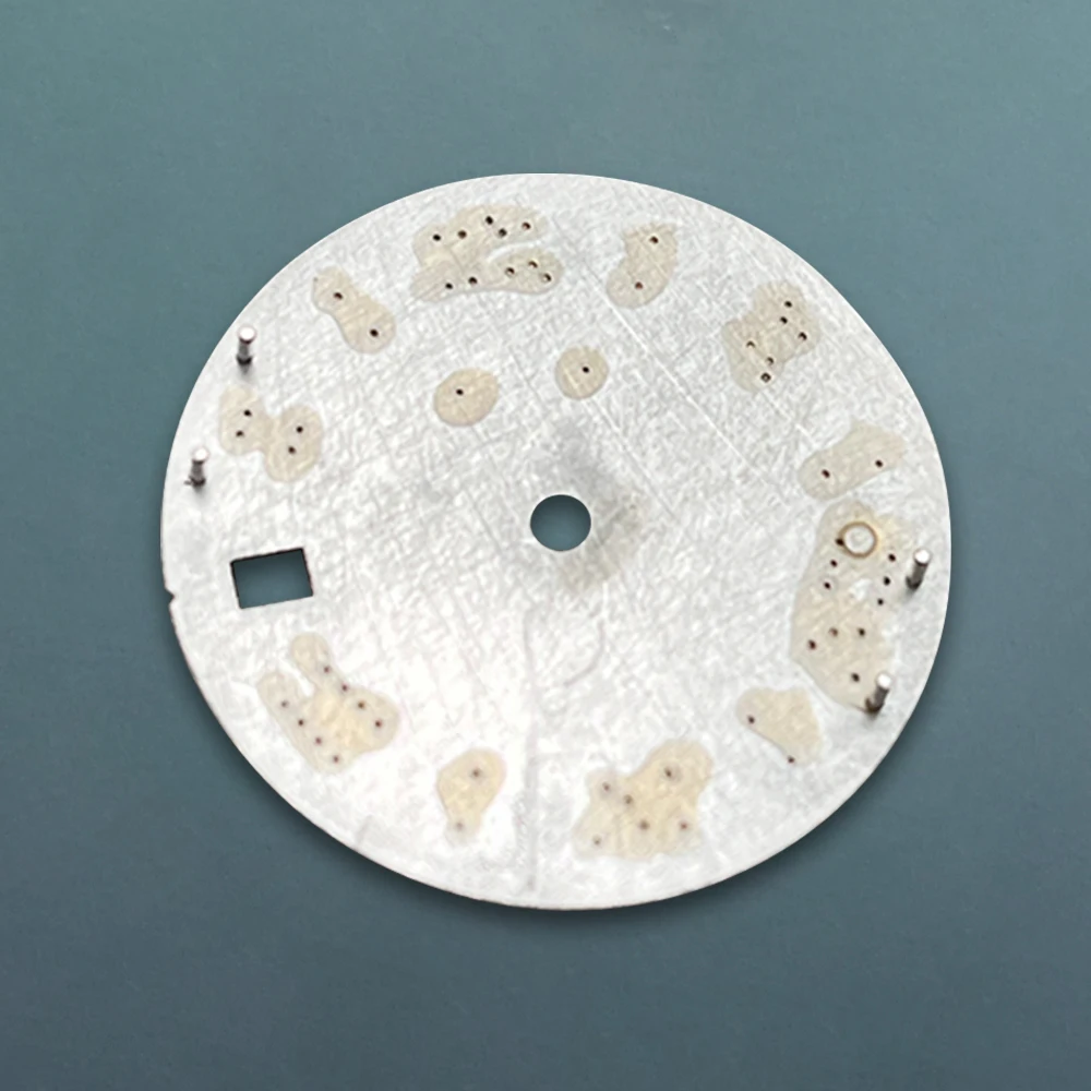 28,5 mm S Logo Roma Sunburst quadrante adatto NH35/NH36/4R/7S movimento giapponese quadrante di alta qualità accessori per la modifica dell'orologio