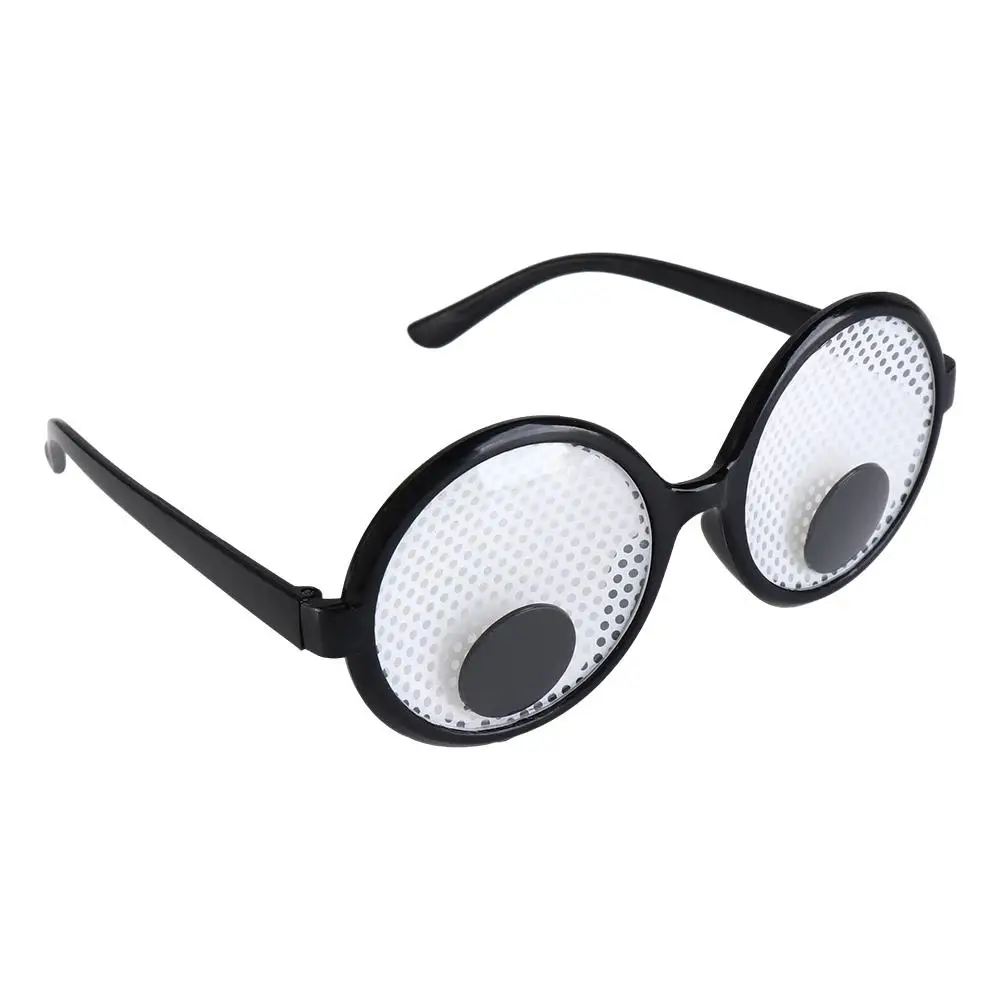 Fun Funny Rotatable Eyeball Glasses Visible Prank Trick Eyeball Eyeglasses Creative Eyewear Party Glasses Adult