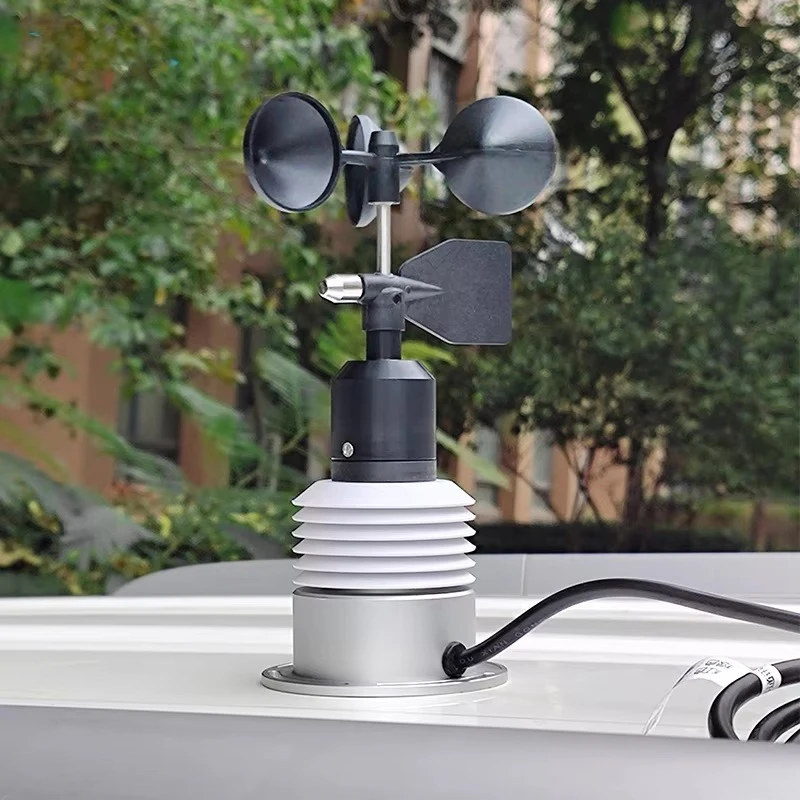 THPW-NJ  5-in-1 Weather Station Wind Sensor Air  Temperature Humidity Pressure Sensor for Agriculture