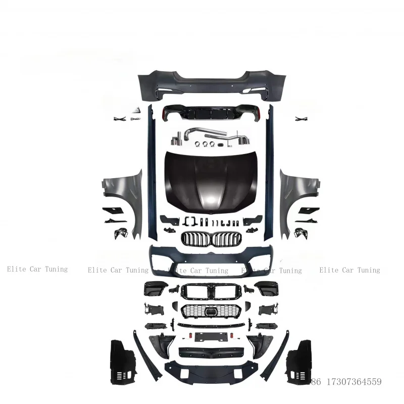 

For BMW 5 Series F10 to F90 M5 2022+ G30 M5 Body Kits pp Grilles Fenders Side Skirt Headlights Taillights Car Bumpers