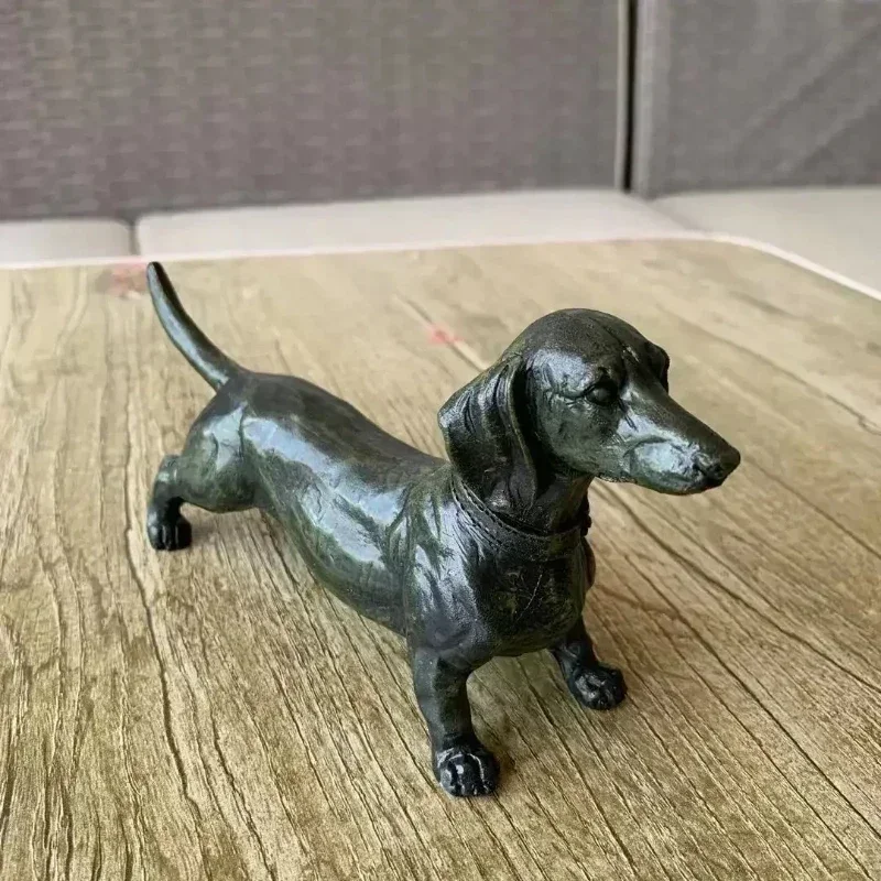 Craft Decoration Garden Sculpture Figures Dog Resin Dachshu…