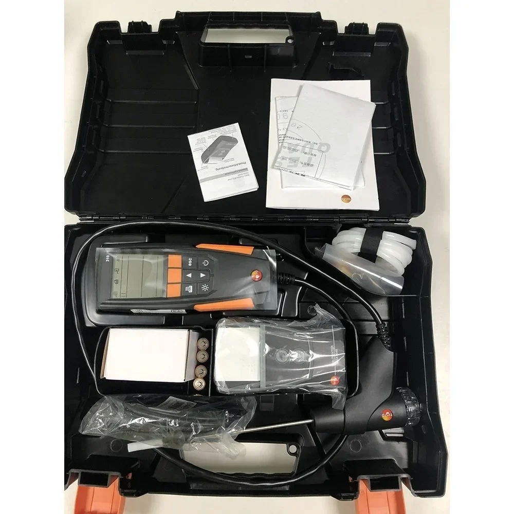 Original tes-to 310 II - Flue ga analyzer Residential combustion analyzer kit with printer