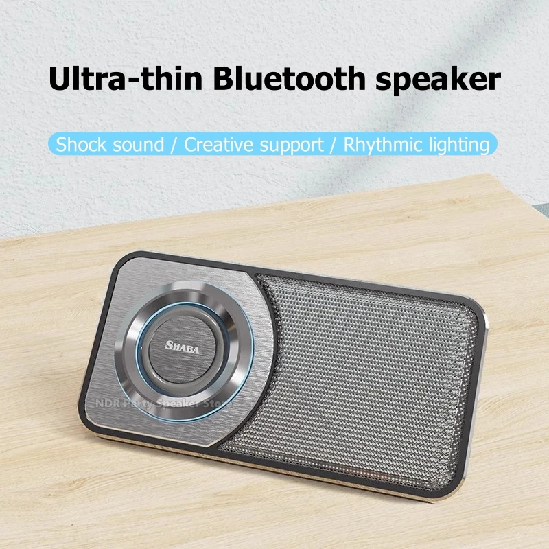 

VS-025 Ультратонкие карманные беспроводные Bluetooth аудио домашние настольные маленькие колонки Высококачественный портативный сабвуфер для верховой езды на открытом воздухе
