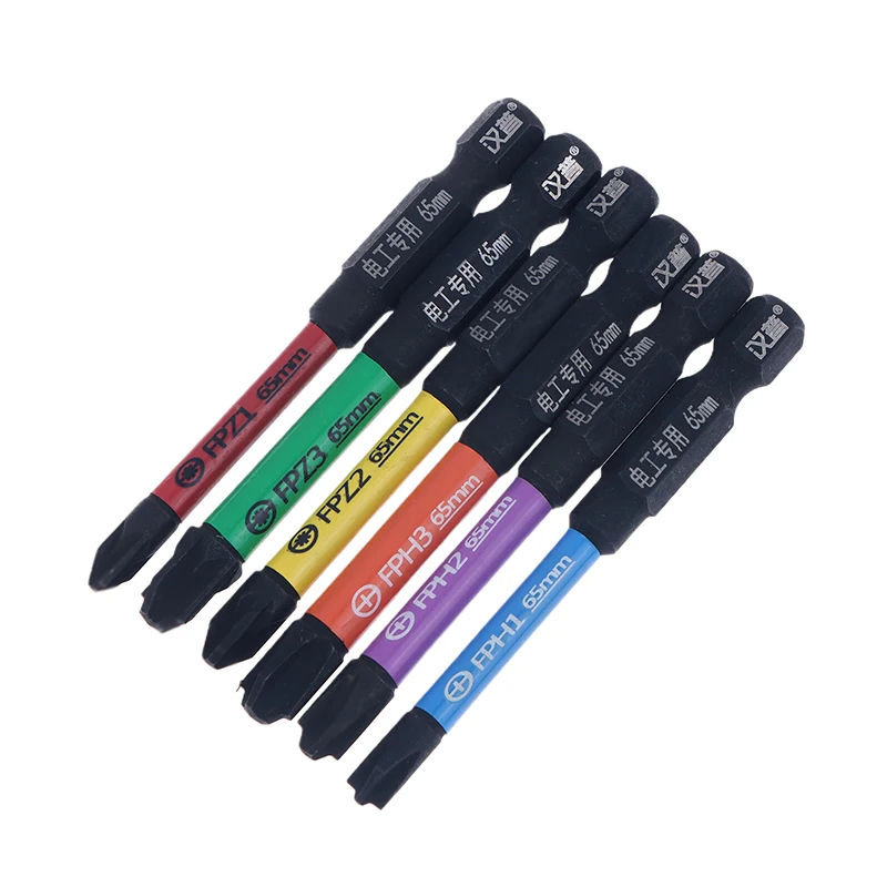 65/110 مللي متر المغناطيسي خاص مشقوق الصليب مفك بت ل قواطع دوائر كهربائي المقبس التبديل استبدال أداة السلطة #6