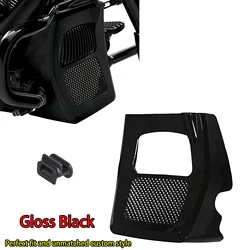 Gloss Black Lower Chin Spoiler For Harley Touring Street Road Glide Road King FLHR FLHX FLTR 2017-2023