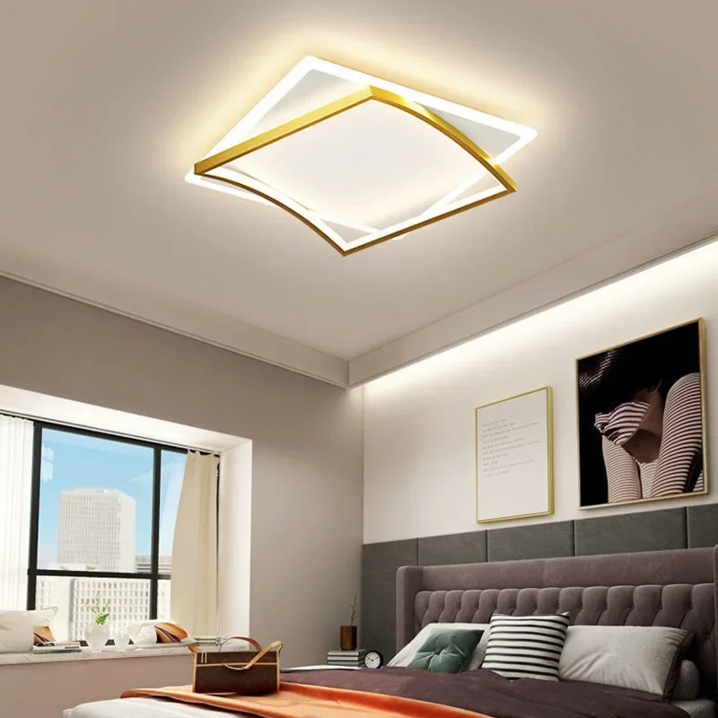 Plafonnier LED au design moderne simpliste, Luminaire décoratif de plafond, idéal pour une chambre à coucher, un balcon ou un salon, nouveauté 2022