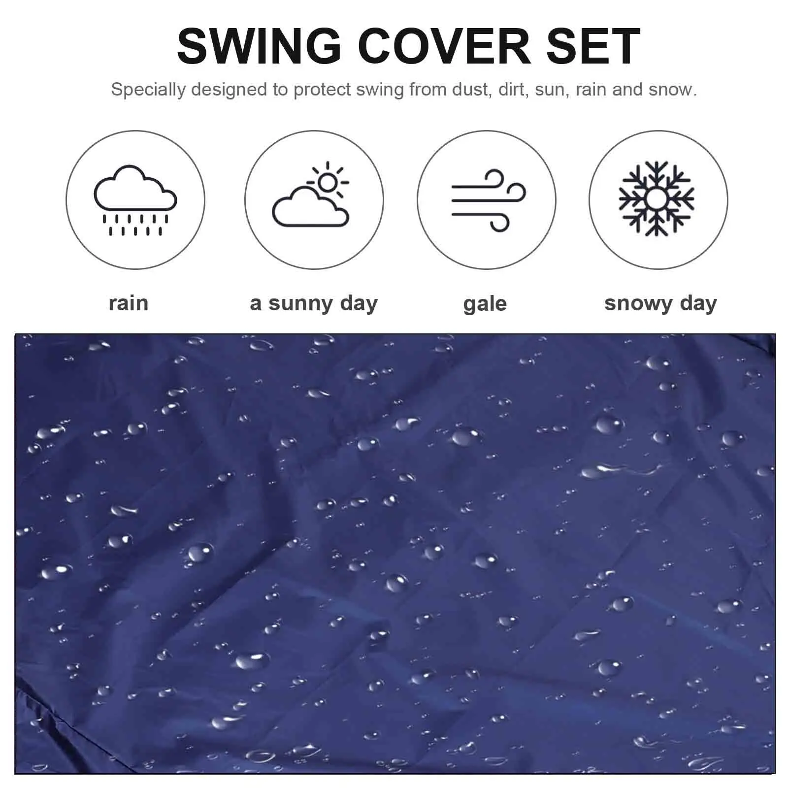 

Waterproof Dustproof Swing For Outdoor Patio Egg Hanging Protector Durable Garden Furniture Sleeve Sun Protection Folding