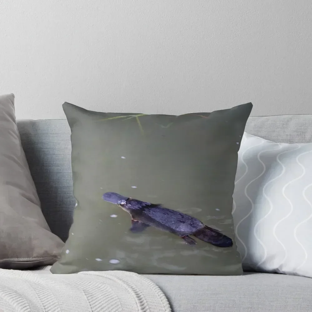 

Platypus Throw Pillow Christmas Covers Sofa Decorative Covers Luxury Pillow Cover ornamental pillows for living room pillow