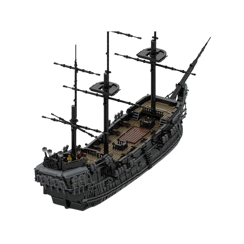 7398 PCS Vessel Bricks TheBlackPearl MOC Customize Modular Building Block Creative Design Educational DIY Boys Toy Birthday Gift