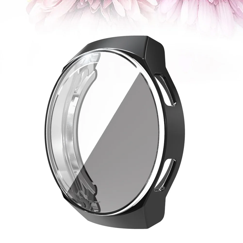 Funda para reloj Protección de pantalla completa Compatible con Gt Black Recortes precisos Material duradero Idea de regalo Caja para reloj