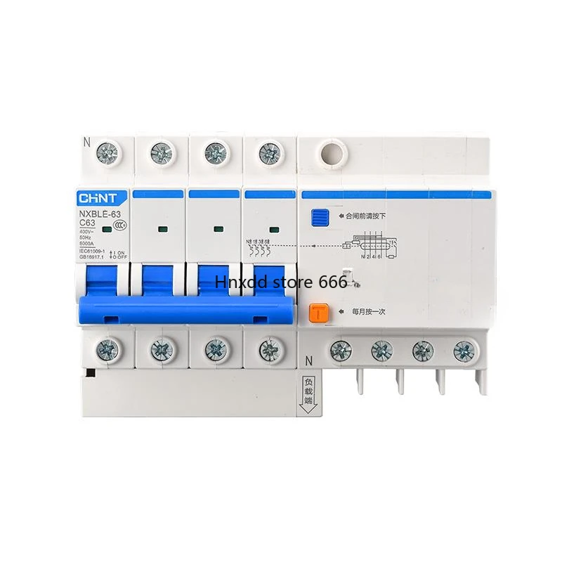 

Residual Current Operated Circuit Breaker Leakage Protective Circuit Breaker RCBO DZ47LE NXBLE