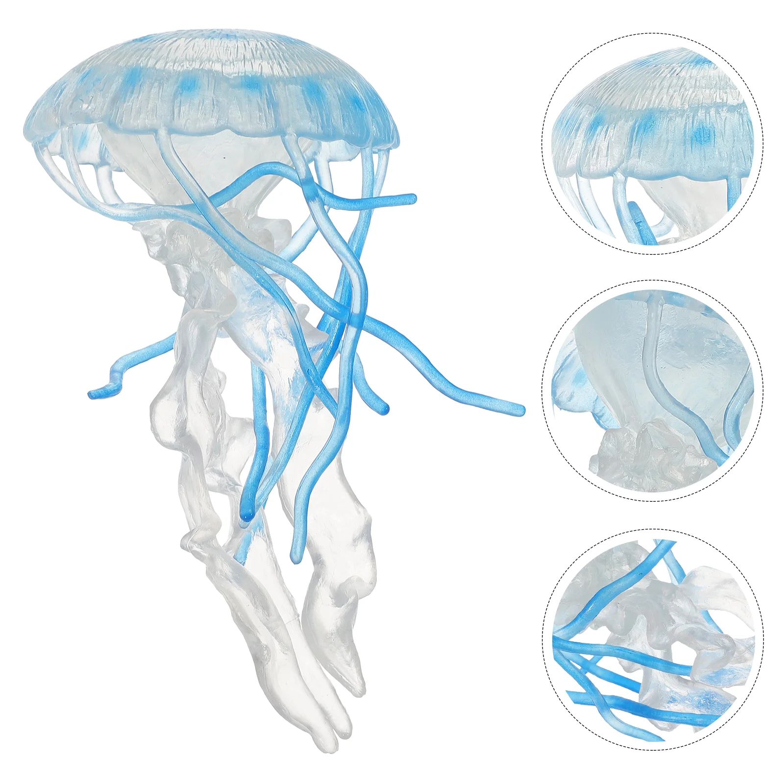 Simulation Jellyfish Model Kids Cognitive Toys Sea Creature Marine Statue Miniature Simulated