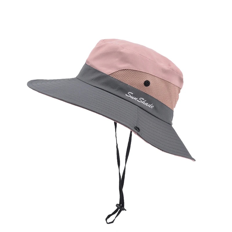 Spring/Summer Outdoor Foldable Fisherman's Hat Cycling Travel Fishing Sun Hat Mesh Breathable Mountaineering Hat