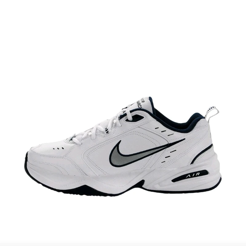 

Мужские и женские кроссовки Nike Air Monarch 4, инкапсулированные, противоударные кроссовки, белые и синие