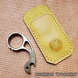 EDC Hand Made First Top Layer Cowhide Vegetable Tanned Leather Waist Sheath Holster Cover Portable Storage Multifunction Tools