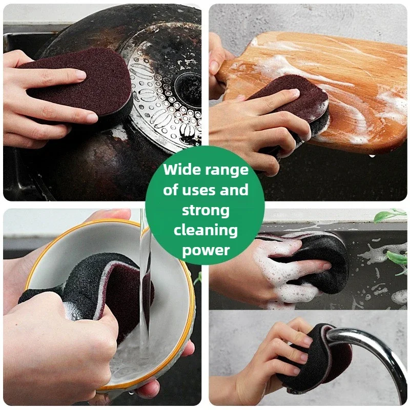 

Magic Sponge Eraser Rust Remover Brush Dish Pot Cleaning Emery Descaling Clean Rub Pots Kitchen Tools Gadgets Accessories