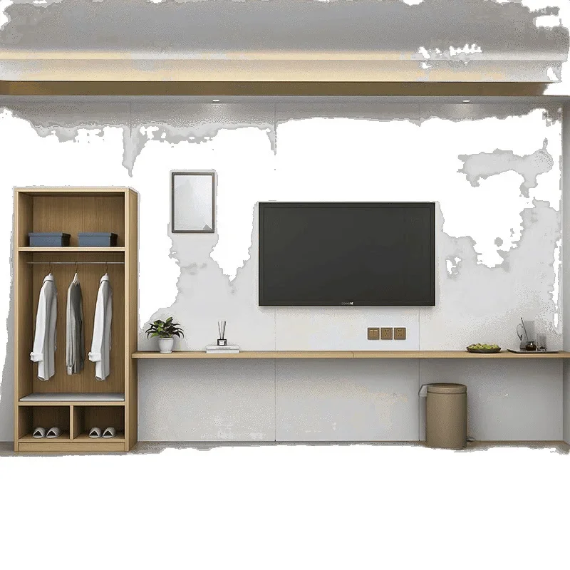 سرير الفندق والسرير والإفطار، أثاث غرفة نوم صغيرة قياسية كاملة، سرير مزدوج للإيجار