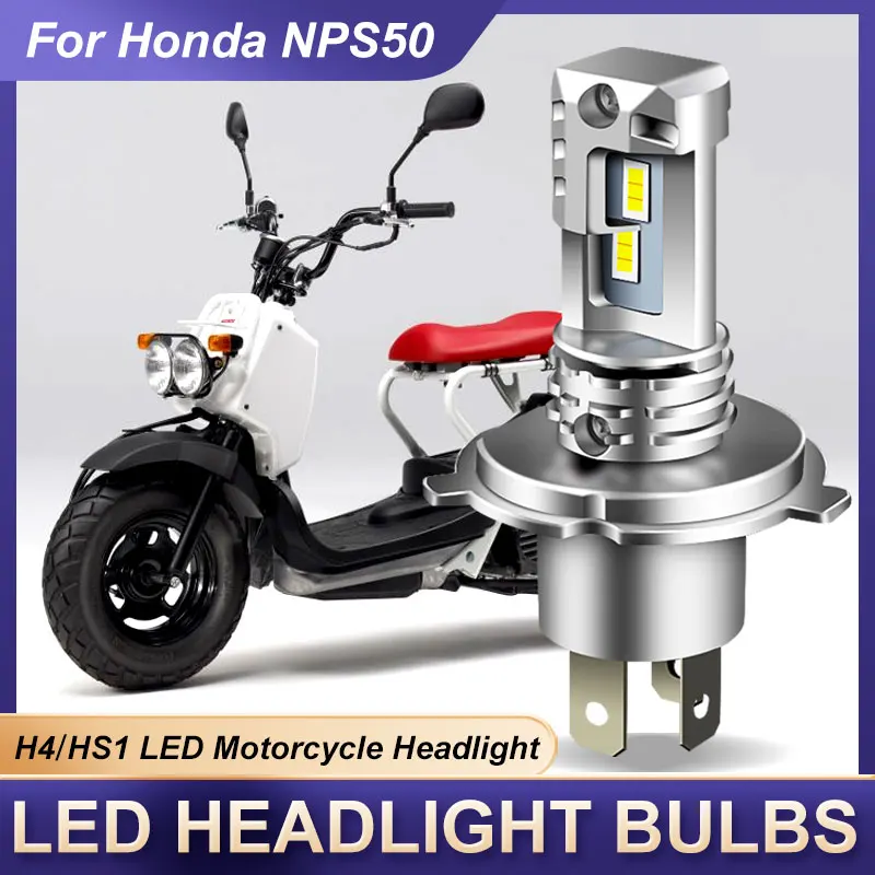 1pcs/2PCS H4 HS1 LED motorcycle headlight White 12000lm CANbus For Honda NPS50 Ruckus 50 LED 2003-2012 2013 2014 2015-2019