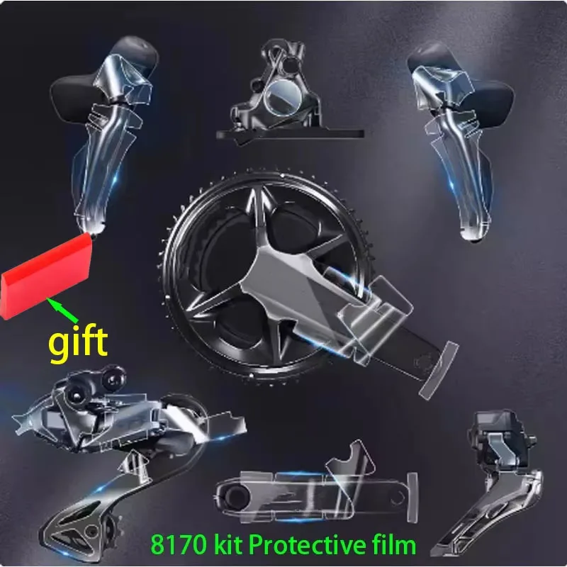 For UT Transmission 105 Kit 7120 9270 7170 8170 Rear Derailleur Hand Transformation  Crank Tooth Disk Bike Protective Film