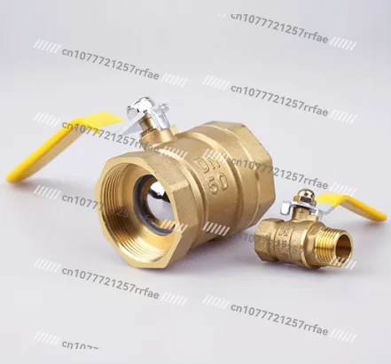 Household ball valve with internal thread manual power universal application of water, gas and oil