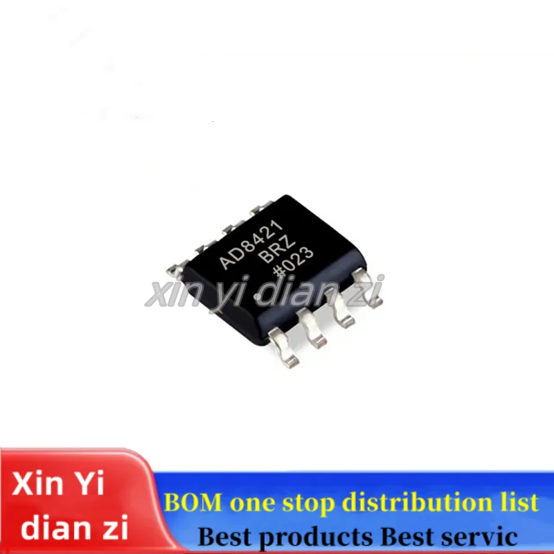 2pcs/lot AD8421BRZ AD8421 SOP8 instrument amplifier ic chips in stock
