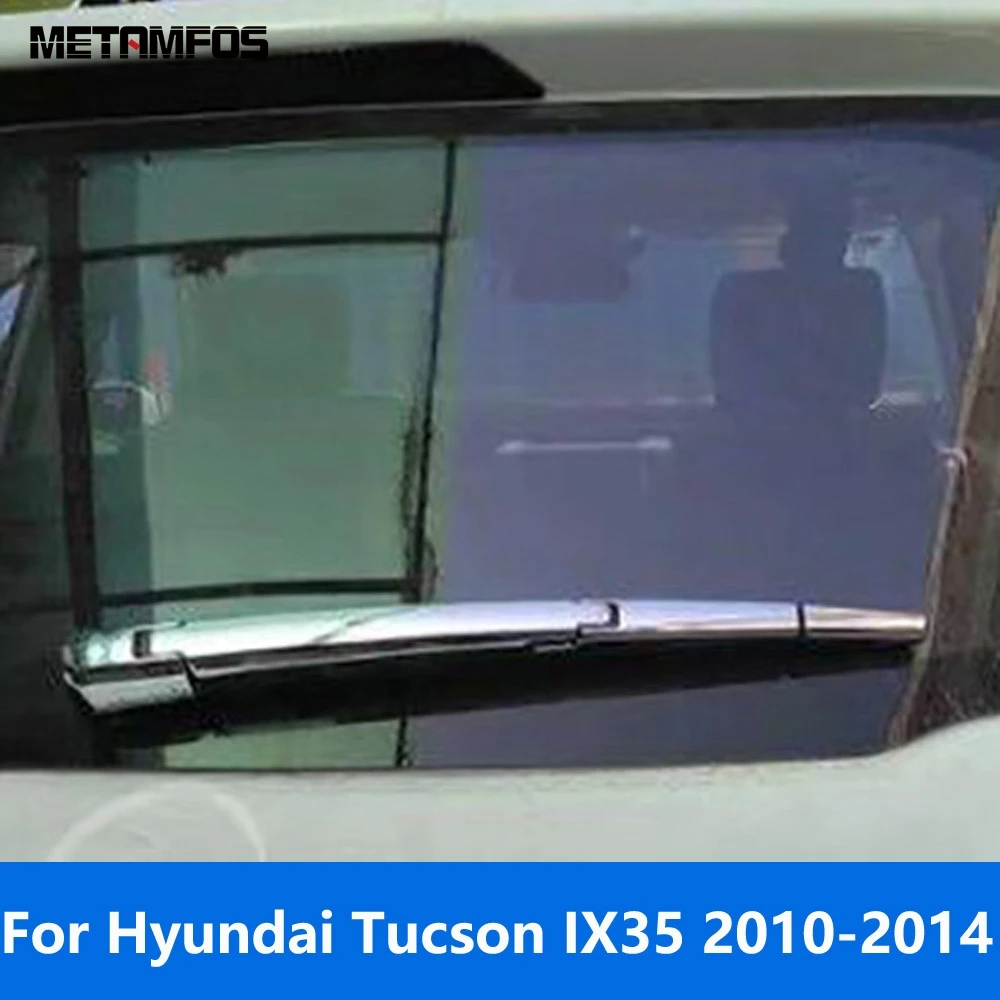 Rear Window Wiper Trim For Hyundai Tucson IX35 2010-2012 2013 2014 Chrome Windscreen Wash Strip Exterior Accessories Car Styling