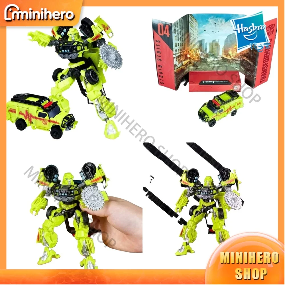 

In Stock Hasbro Transformers Studio Series SS04 SS-04 Autobot Ratchet Super Action Figure Articulated Collectible Model for kids