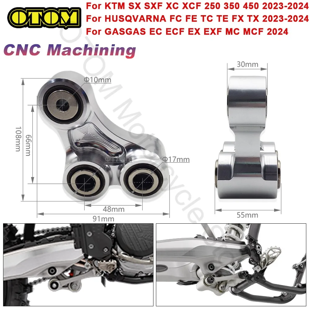 

For KTM HUSQVARNA GASGAS Motorcycle Triangle Lever Rear Shock Suspension CNC Machining SX SXF XC XCF FC FE TC TE EC MC 2023-2024