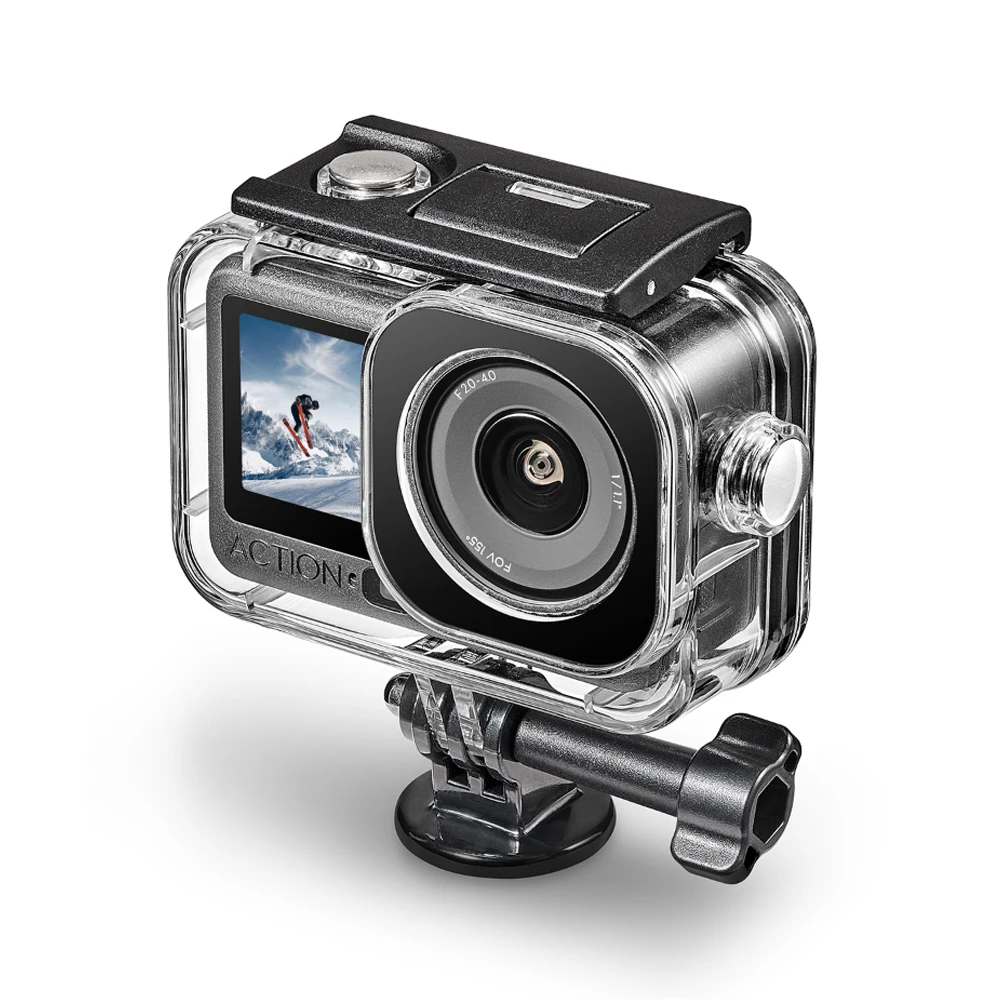 Obudowa do nurkowania 60m dla DJI Osmo Action 6, wodoszczelna obudowa podwodna, ochronna osłona do nurkowania, mocowanie, akcesoria do Action 6 — zdjęcie produktu 5