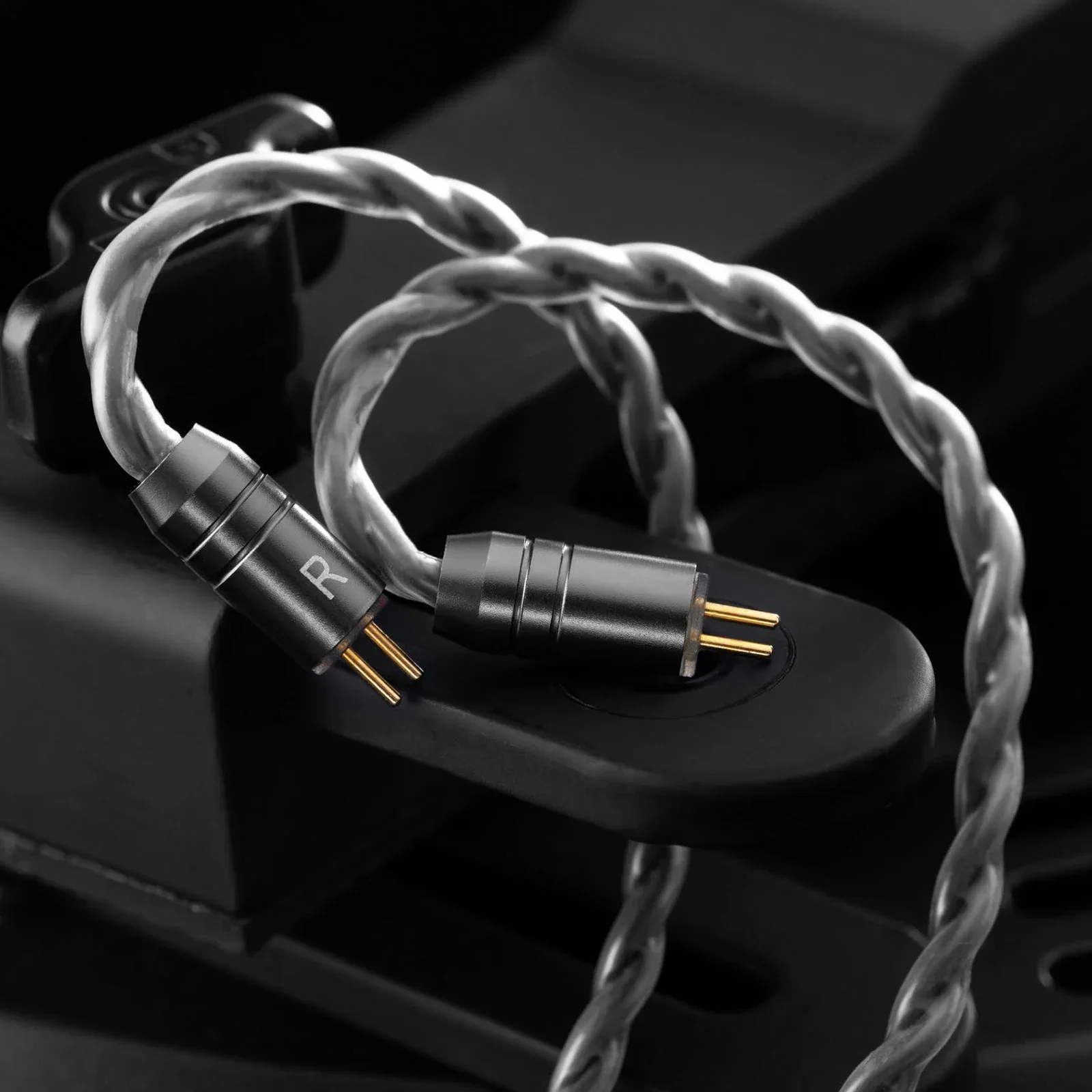 Kinera Celest Tiger Soul Oxygen-Free Copper Upgrade-Kopfhörerkabel mit goldenem 3,5-mm-Stecker 0,78 mm 2-poliges Kopfhörerkabel